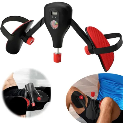 Produktbild von Oberschenkeltrainer Beckenbodentrainer, mit Beingurten Griff, Beinpresse Beintrainer Oberschenkel, für Männer Damen
