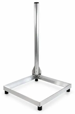 Produktbild von PremiumX Balkonständer 50x50cm Aluminium 1m Mast Ø 50mm Flachdachständer