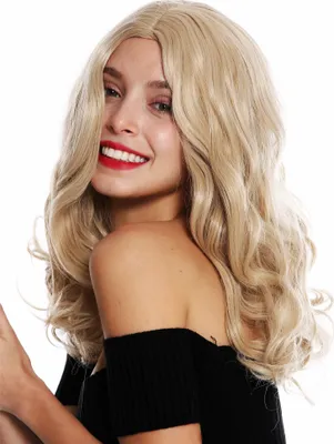 Produktbild von WIG ME UP Perücke Mittelscheitel Voluminös Gelockt Blond Hellbraun Mix GFW3070A-18-613B