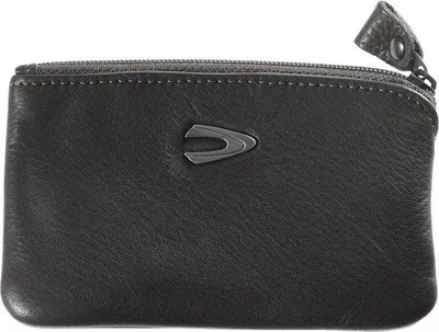 Image de Porte-clés RFID noir pour homme avec mousqueton et porte-clés - 11 cm