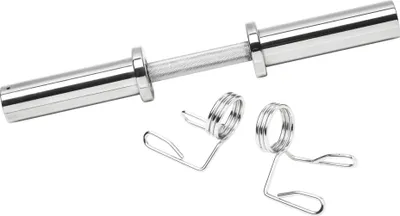 Produktbild von Profi Olympia Kurzhantelstange chrom inkl. Federverschlüsse : 1er Set Auswahl: 1er Set