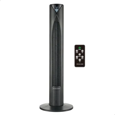 Produktbild von CoolHome CoolHome CF2205 - Turmventilator mit Fernbedienung - Standventilator mit Ionisator - 96 CM - Dimmbarer LED-Bildschirm - Schwarz