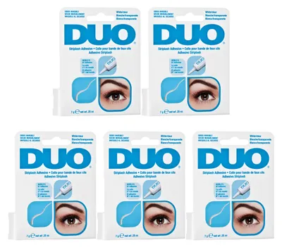 Obrázok produktu pre Ardell DUO – Lepidlo na umelé riasy – Výhodné balenie 5 ks – Striplash Adhesive Clear – Vodoodolné – Transparentné