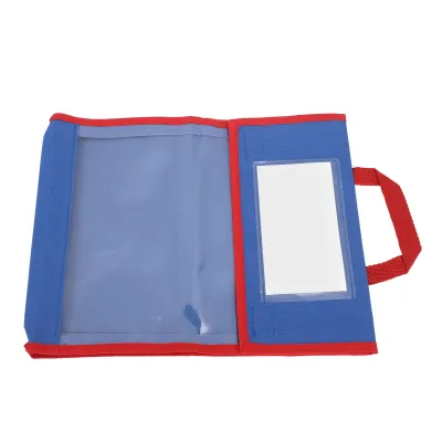 Image de Pochette à livres pour enfants, pochette à livres transparente, pochette à livres avec poignée, pochette à livres pour enfants en classe, pochette à livres de lecture, pochette à livres pour devoirs