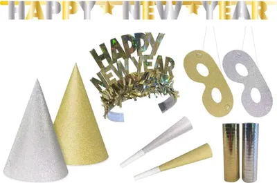 Obrázek produktu pro Párty sada Happy New Year - Silvestr - 27 ks