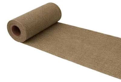 Produktbild von G.schmückt Tischläufer Leinenoptik, Tischband auf Rolle zuschneidbar, Festliche Tischdeko für Hochzeit, Kommunion & Geburtstag Natur Beige 6m x 30cm