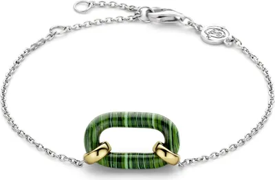 Produktbild von 23008MA Armband mit malachitgrünen Stein 23008MA Ti Sento Milano