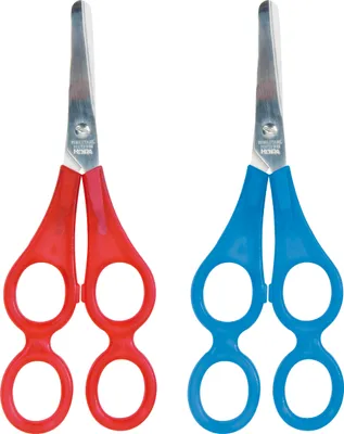 Produktbild von Therapeutenschere 17cm rund farbig sortiert Packung mit 3 Stück
