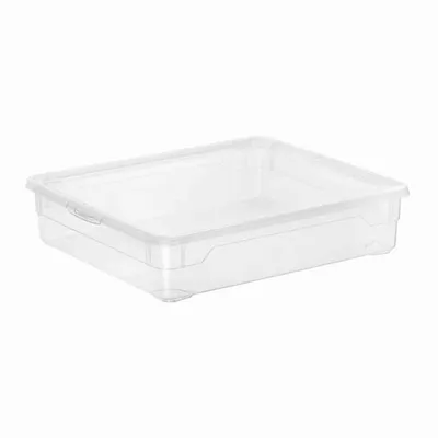 Produktbild von Pudełko do przechowywania "Clear Box" 2 l z pokrywką, 19 x 16,5 x 9 cm