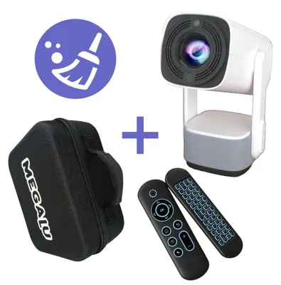 Obrázek produktu pro MEGALU Delux bílý set domácího kina s projektorem a ovladačem AMO