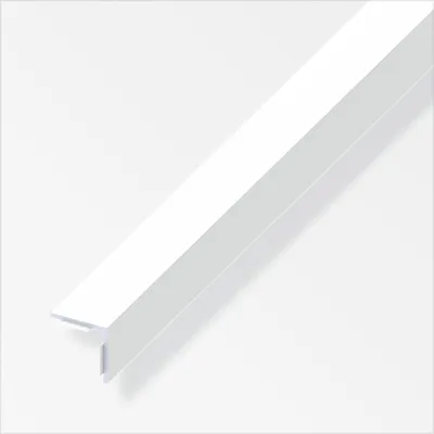 Produktbild von alfer Winkel 1 m, 25 x 25 mm Aluminium beschichtet weiss