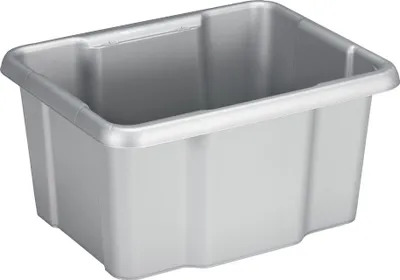 Produktbild von Sunware Aufbewahrungsbox 24L - Kunststoff grau 42 x 33 x 22 cm