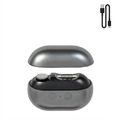 Produktbild von EUROtops Nageltrimmer mit LED & Feile – elektrischer Nagelschneider für Finger- & Fußnägel, 2 Stufen, USB-Akku