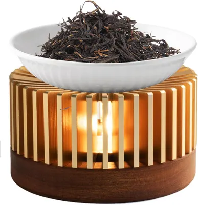 Productafbeelding van Stoofje voor theepot - Was - Aromatische geurlampen - Aromalamp met theelichthouder - Kaarswarmer - Lamp voor kamer