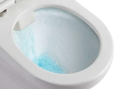 Produktbild von Primaster Wand WC spülrandlos Genia Tiefspüler weiß inkl. WC Sitz
