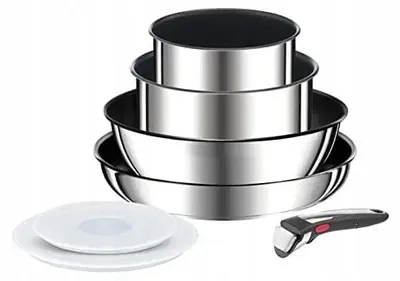 Produktbild von Tefal Ingenio Preference ON L97497, Gemischtes Set, Edelstahl, Edelstahl, Titan, Schwarz, Edelstahl, Edelstahl