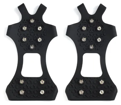 Produktbild von 1 Paar Steigeisen mit 10 Spikes für Damen und Herren im Winter, für Wanderungen auf Eis und Schnee, rutschfeste Schuhe und Stiefel
