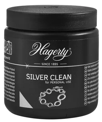 Produktbild von Hagerty Silver Clean Schmucktauchbad zur professionellen Schmuckreinigung, 170 ml