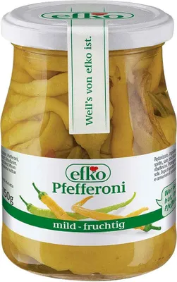 Produktbild von efko Pfefferoni mild-fruchtig 300g