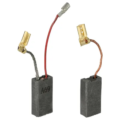 Produktbild von vhbw 2x Kohlebürste 23 x 12,3 x 6,2 mm Ersatz für Bosch 1 617 014 144 für Elektrowerkzeug, Bohrhammer, Schwarz