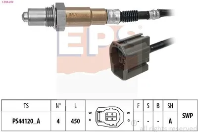 Produktbild von EPS Lambdasonde für MAZDA MX-5 III (NC) Beheizt Planarsonde 450mm 1.998.599
