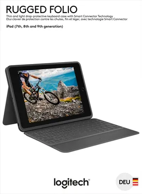 Immagine prodotto di Logitech Rugged Folio per iPad (7° e 8° gen.)