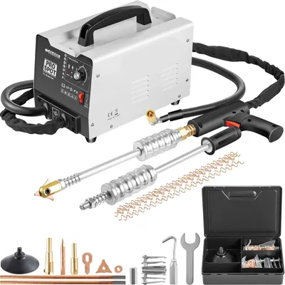 Produktbild von Karosserie-Reparaturwerkzeug – Dellenentferner – Dellenzieher – Punktschweißgerät – 1,8 kW – 3500 A – 2 Schweißbrenner