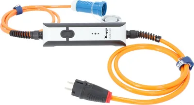 Produktbild von Personenschutzschalter KALLE PRCD-S pro (Kopp) Aquasafe IP54/55/IP68 H07BQ-F 3G 2,5 (PUR-Kabel) orange