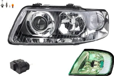 Imagen del producto de Johns, faro delantero izquierdo (con intermitente) compatible con Audi A3 8L, modelo fabricado entre 09/00 y 05/03.