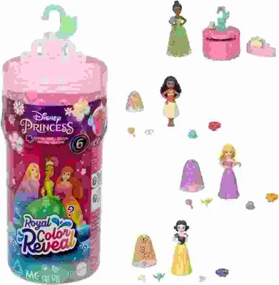 Produktbild von Disney Princess HRN63, Mini-Puppe, Weiblich, 3 Jahr(e), Mädchen, 169,9 mm, Gemischte Farben