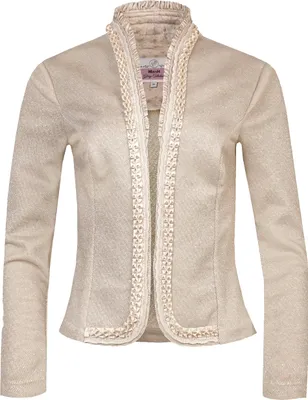 Produktbild von MarJo Trachtenjacke ESTELA in Champagner mit modernem Design