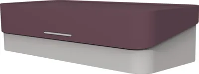 Zdjęcie produktu dla helit H62525 mobilny organizer na biurko helit, czerwony