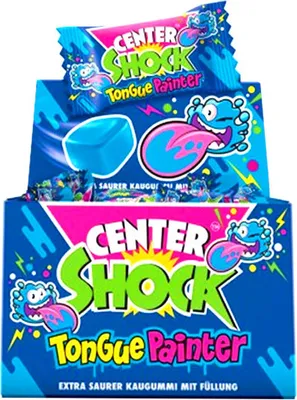 Obrázok produktu pre Centre Shock Tongue Painter Sour 100 kusov (400g balenie)