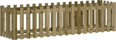 Obrázek produktu pro vidaXL Vyvýšený plot 200x50x50 cm Impregnované borovicové dřevo