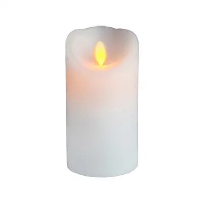 Produktbild von Best Season LED-Wachskerze "Twinkle Flame" weiss bewegl. Flamme, ca. 15 x 8 cm, batteriebetr., 068-73