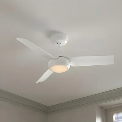 Image de Forlight - Ventilateur de plafond CERO, 6 vitesses, télécommande incluse, blanc, mode été/hiver