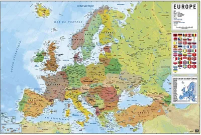 Immagine prodotto di Erik Editores Carte Europe Poster Taglia unica
