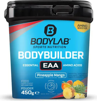 Produktbild von BODYLAB Bodybuilder EAA (Essential Amino Acids) - 450g - Ananas-Mango