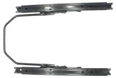 Produktbild von Autositzgleitschiene, innere Länge 505 mm, äußere Länge 450 mm, Vorwärtsbewegung 180 mm, Rückwärtsbewegung 110 mm, Artikelgewicht 3 kg