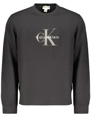 Produktbild von Elegantes schwarzes Herren-Sweatshirt ohne Reißverschluss entdecken