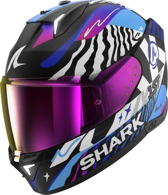 Produktbild von Shark Skwal i3 Speed Fancy Helm, schwarz/weiß/blau, L (59/60)