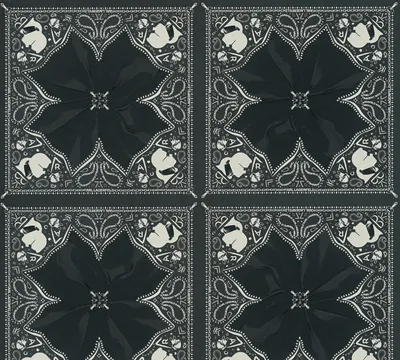 Produktbild von Karl Lagerfeld Wallpaper Designertapete Kaleidoscope Luxustapete Vliestapete schwarz weiß 10,05 m x 0,53 m