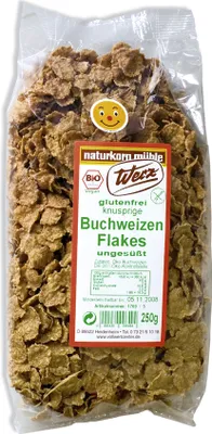 Produktbild von Werz Buchweizen Flakes glutenfrei -- 250g
