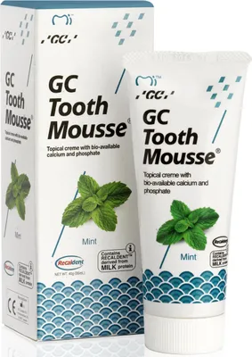 Produktbild von Gc | Zahnpasta - Zahncreme Tooth Mousse - 35 Ml - Minze - Fluoridfrei - Remineralisierung - Kariesprävention