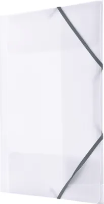 Image de Pochette A4 en polypropylène (PP) avec élastique d'angle, transparente