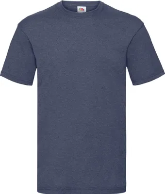 Image de Fruit Of The Loom T-shirt manches courtes homme BC330 (M) (Bleu marine chiné vintage)