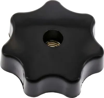 Produktbild von Sterngriffmutter MZA schwarz M6 für Motorabdeckung für Simson KR 50, SR50, SR80