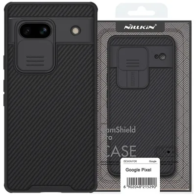 Produktbild von Gepanzerte Google Pixel 7A Hülle Mit Kamera Abdeckung Nillkin Camshield Pro Hülle - Schwarz