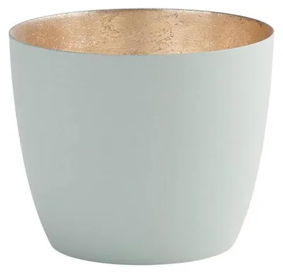 Produktbild von Gift Company Windlicht Madras Pastellblau Gold