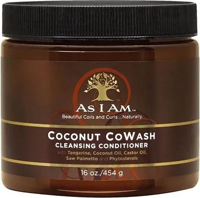 Image de As I Am Naturally Coconut Co-Wash Crème exfoliante - 454 gr